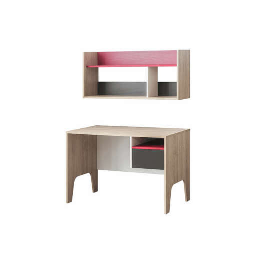 Trio Studying Desk with Shelving | Kids & Teens