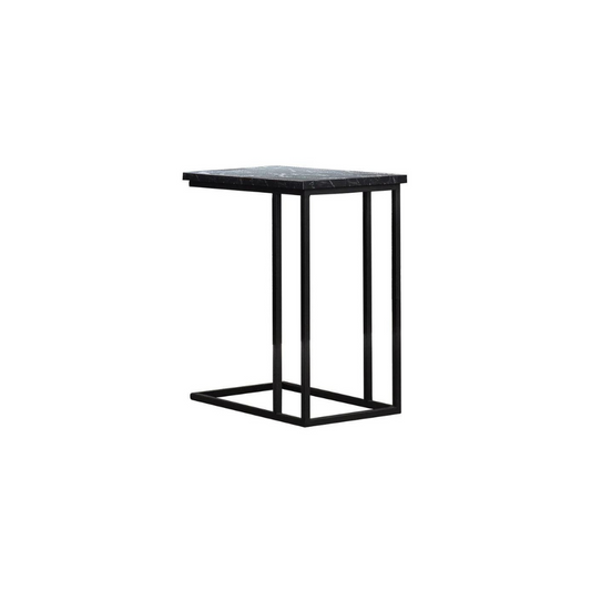 couch side table black marble